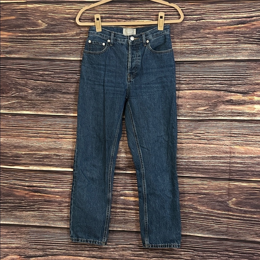Everlane 90s Cheeky Ankle | Medium Wash High Waisted Jeans | Size 25
